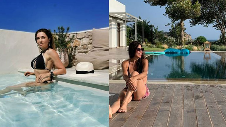 Ναταλία Δραγούμη – Αποστολία Ζώη: Απολαμβάνουν τις διακοπές τους στη Λευκάδα