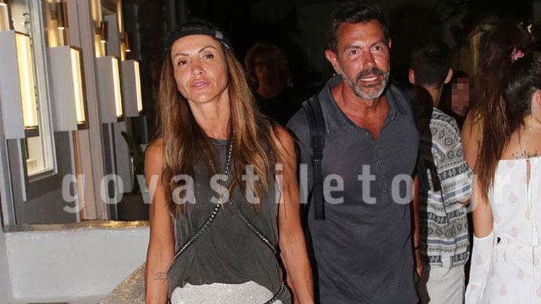 Ιωσήφ Μαρινάκης & Χρύσα Καλπάκη: Χεράκι – χεράκι στα σοκάκια της Μυκόνου!