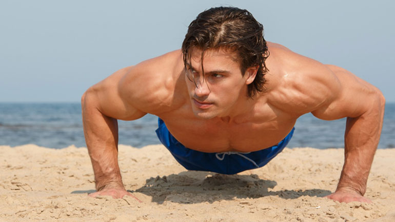 Πρόγραμμα για δύναμη, αντοχή και γράμμωση στην άμμο