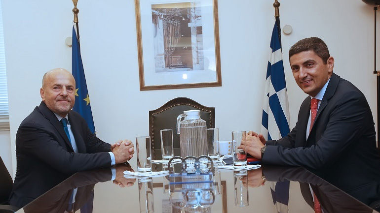 Συνάντηση Λ. Αυγενάκη με τον Γ. Αλαφούζο