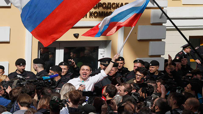 Ρωσία: 89 προφυλακίσεις διαδηλωτών