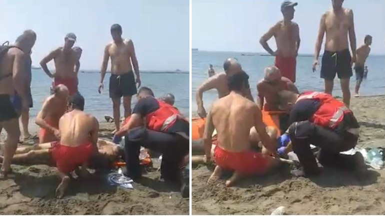 Ναυαγοσώστες επανέφεραν στη ζωή 40χρονο λουόμενο σε παραλία της Λεμεσού