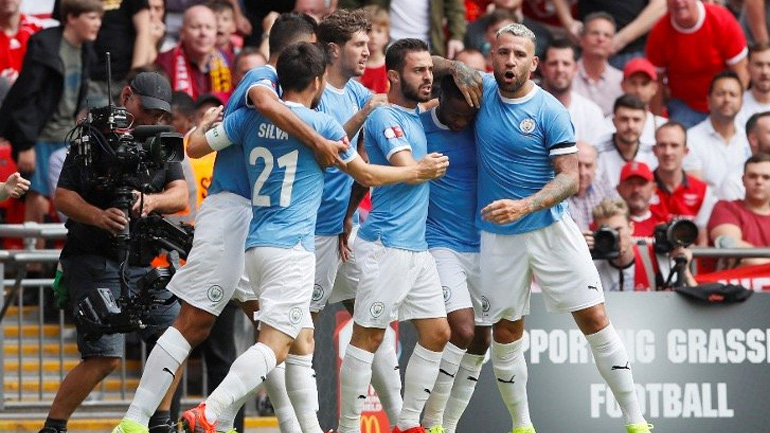 Η Μάντσεστερ Σίτι κατέκτησε τον πρώτο τίτλο της χρονιάς στην Αγγλία