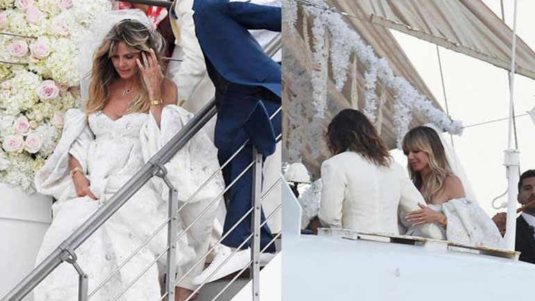 Παντρεύτηκαν η Heidi Klum και ο Tom Kaulitz πάνω στη θρυλική θαλαμηγό του Ωνάση!