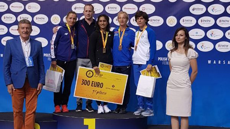 Πάλη: Χάλκινη στην Πολωνία η Πρεβολαράκη