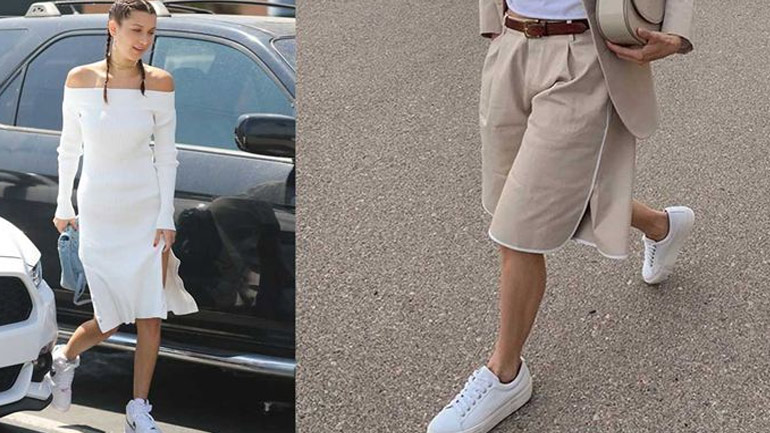 Πώς να φορέσετε τα λευκά sneakers εφέτος το καλοκαίρι