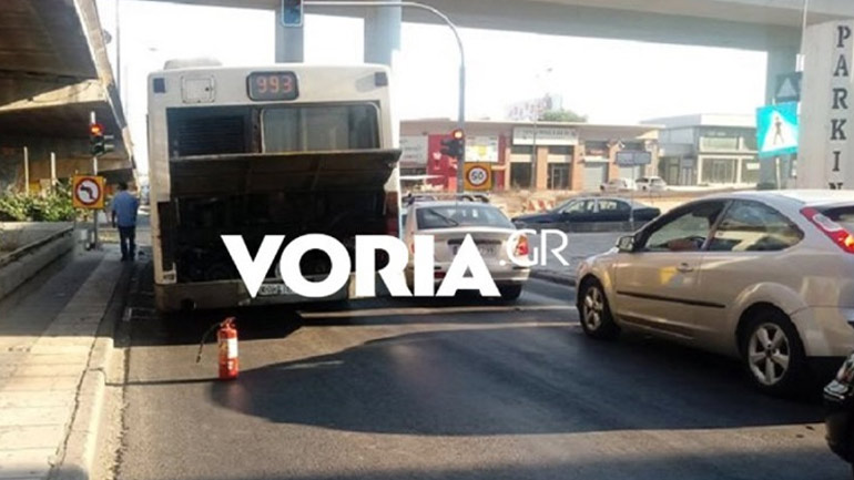 Νέα βλάβη σε λεωφορείο του ΟΑΣΘ