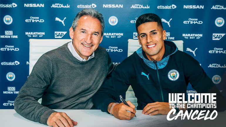 Η Μάντσεστερ Σίτι ανακοίνωσε τον Κανσέλο