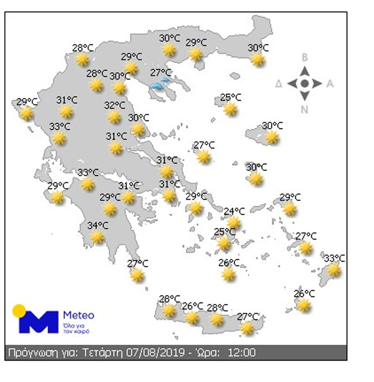 Τετάρτη ώρα 12.00