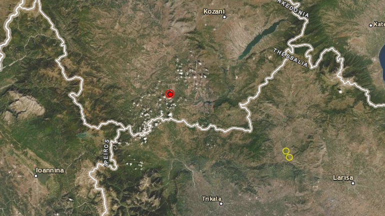 Σεισμική δόνηση 3,6 Ρίχτερ στα Γρεβενά