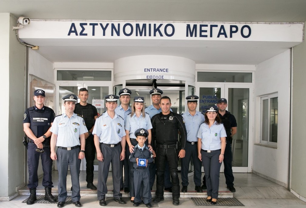 Ο Χρήστος-Ραφαήλ στη Γενική Αστυνομική Διεύθυνση Θεσσαλονίκης
