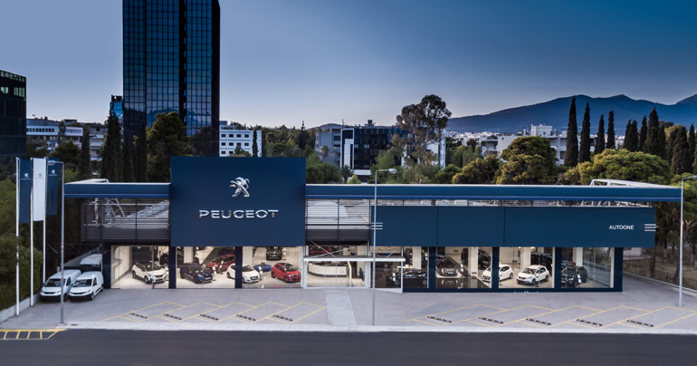 Η νέα υπερσύγχρονη κάθετη μονάδα της Peugeot βρίσκεται στη λεωφόρο Κηφισίας 30 στο Μαρούσι 