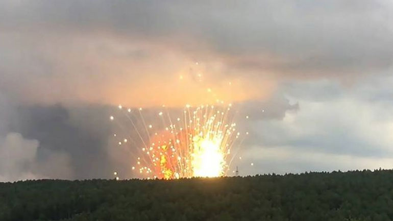 Νέες εκρήξεις στις αποθήκες πυρομαχικών στη Σιβηρία – Πέντε τραυματίες