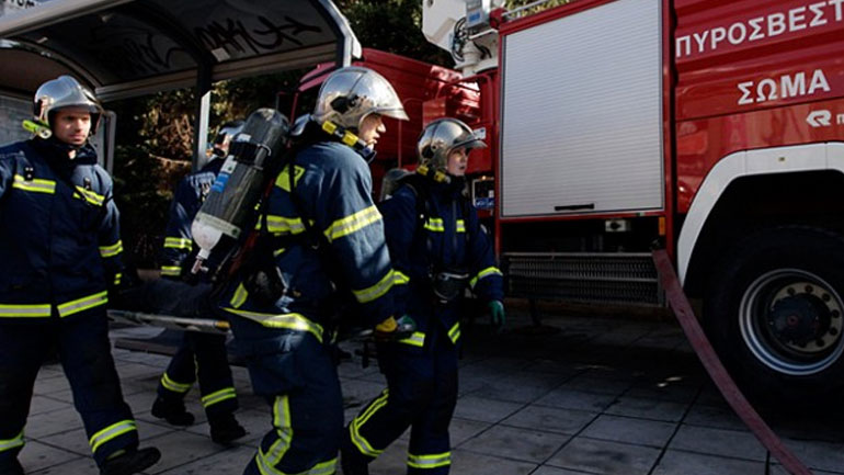 Φωτιά σε διαμέρισμα στο κέντρο του Ηρακλείου