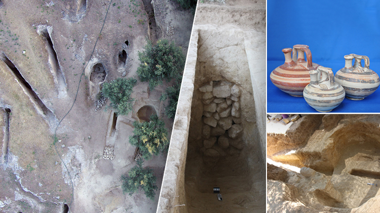 Αποκαλύφθηκαν ασύλητοι τάφοι στις Μυκήνες
