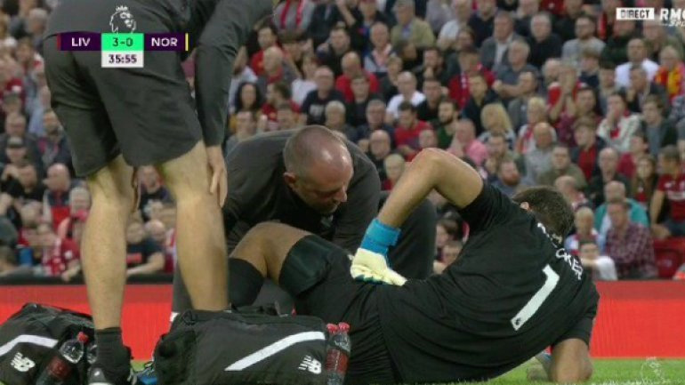 Πλήγμα με τον Άλισον στη Λίβερπουλ