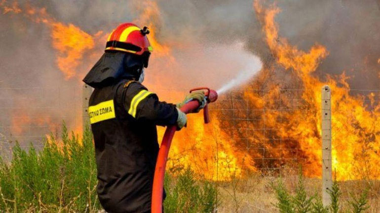 Πυρκαγιά σε εξέλιξη στην Κεφαλονιά