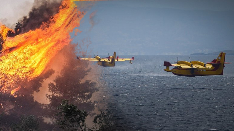 Άρχισαν να επιχειρούν τα Canadair