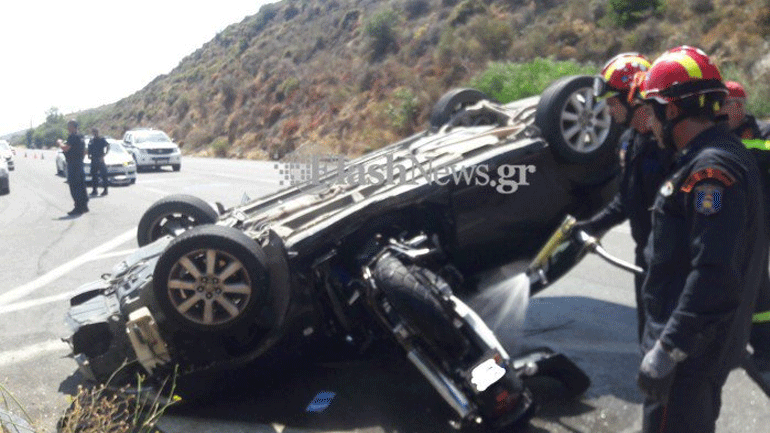 Θανατηφόρο τροχαίο στην εθνική οδό Ηρακλείου – Ρεθύμνου