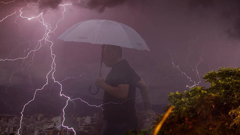 Χαλάει ο καιρός – Καταιγίδες και χαλαζοπτώσεις