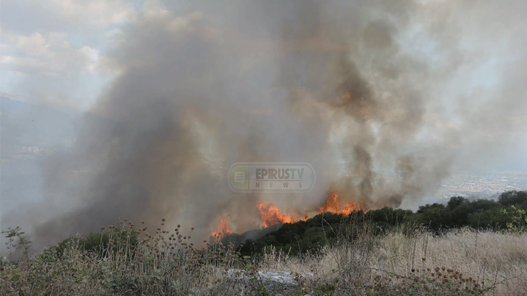 Φωτιά στο Σταυράκι Ιωαννίνων