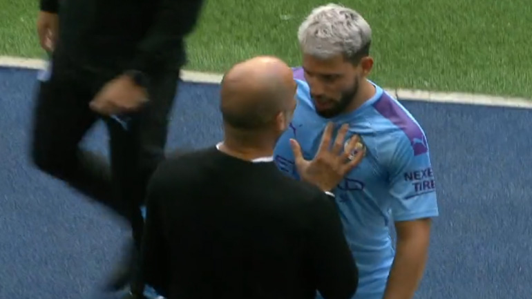 Σίτι: Αρπάχτηκαν στη διάρκεια του αγώνα με την Τότεναμ οι Γκουαρντιόλα και Αγουέρο