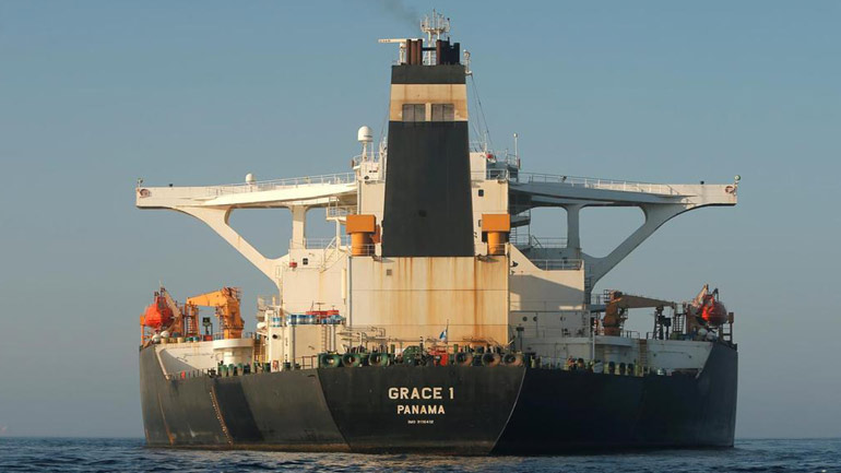 «Ένταλμα σύλληψης» του ιρανικού δεξαμενόπλοιου Grace 1 εξέδωσαν οι ΗΠΑ