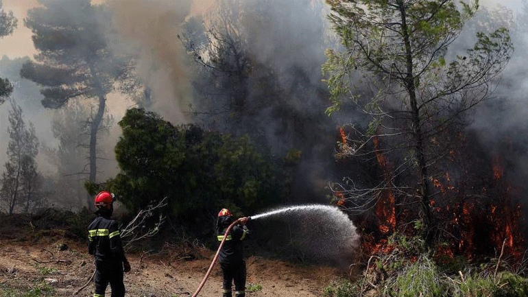 Κέρκυρα: Σε ύφεση η πυρκαγιά στην περιοχή της Παλιάς Περίθειας