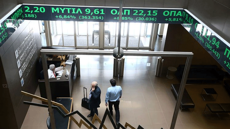 Χρηματιστήριο Αθηνών: Κλείσιμο με εκρηκτική άνοδο 4,58%