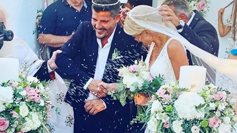 Μαρία Φραγκάκη – Νίκος Μάρκογλου: Οι πρώτες φωτογραφίες από τον γάμο τους!