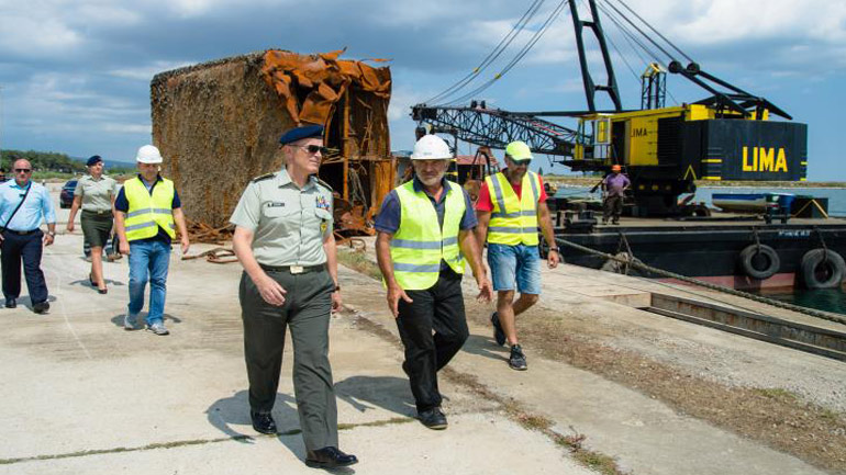 Επίσκεψη του Αρχηγού του Γενικού Επιτελείου Στρατού στο Λιμάνι της Αλεξανδρούπολης