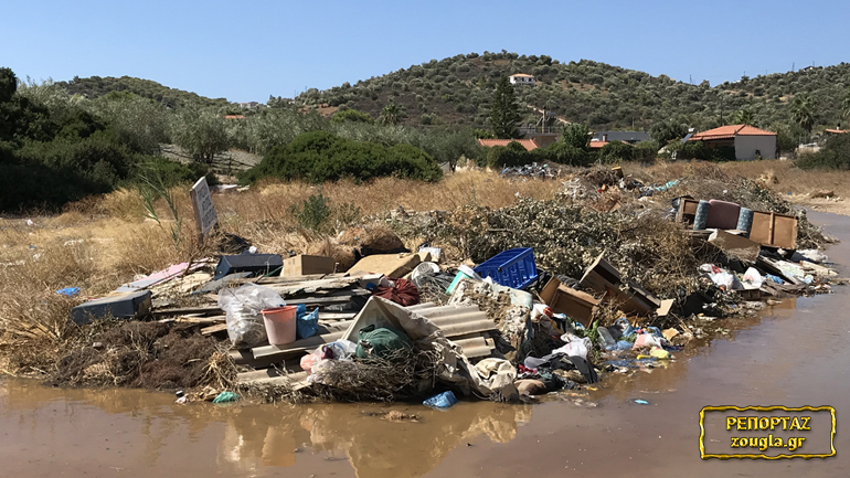 Τα σκουπίδια “καταπίνουν” τη Σαλαμίνα