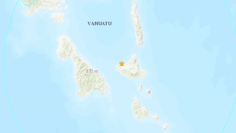 Σεισμική δόνηση 6,3R στα ανοικτά του Βανουάτου στον Νότιο Ειρηνικό