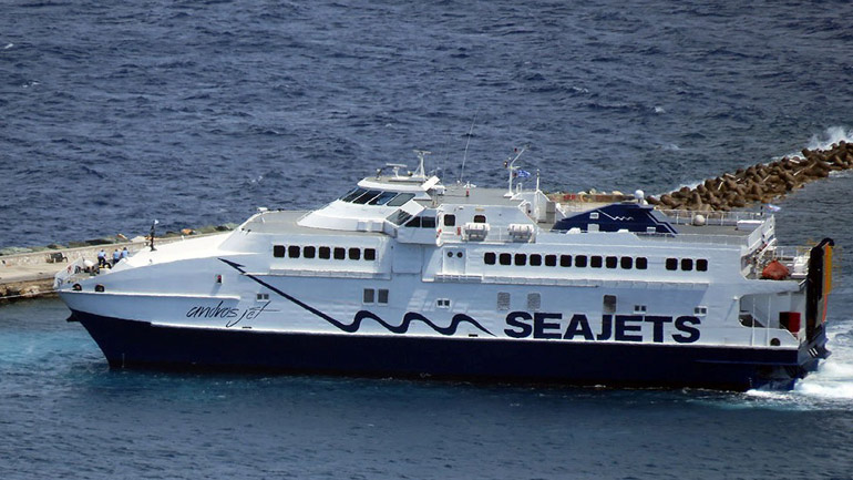 Συνεχίζει την εκτέλεση των δρομολογίων Σαμοθράκη-Αλεξανδρούπολη το ANDROS JET της SEAJETS
