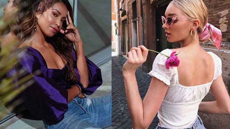 Τα top που φορούν διάσημες influencers πάνω από το τζιν τους το καλοκαίρι