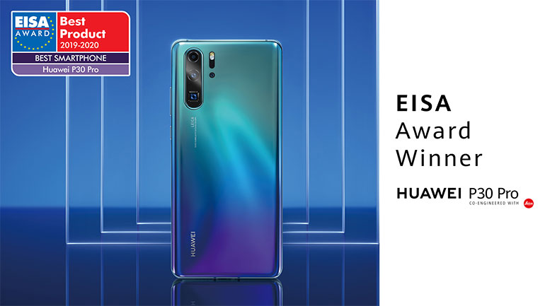 Η HUAWEI κατέκτησε το βραβείο «Best Smartphone of the Year» της EISA για δεύτερη συνεχόμενη χρονιά με το P30 Pro