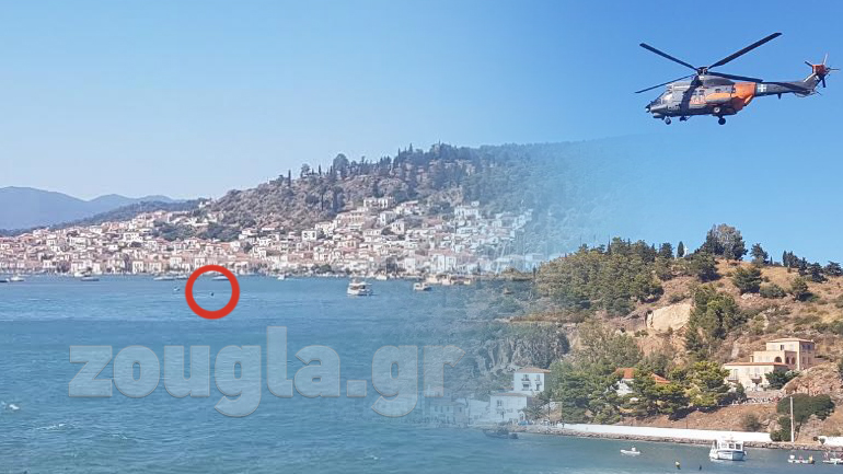 Ελικόπτερο κατέπεσε στον Πόρο – Νεκροί οι τρεις επιβαίνοντες