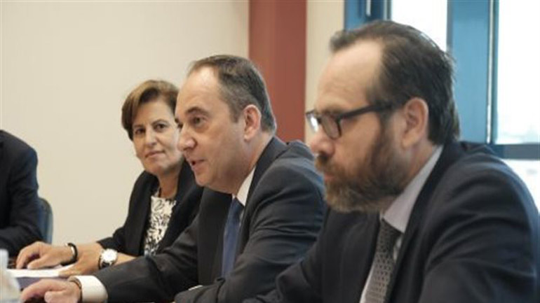 Συνάντηση του υπουργού Ναυτιλίας Γιάννη Πλακιωτάκη με τον εκτελεστικό διευθυντή της Frontex