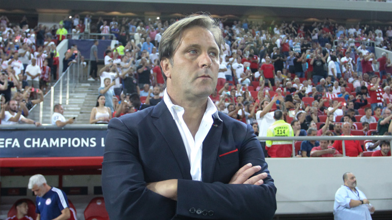 Ο προπονητής του Ολυμπιακού, Πέδρο Μαρτίνς