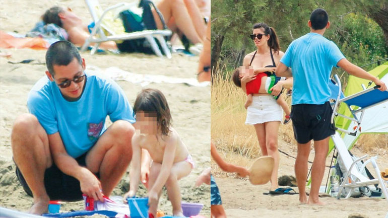 Σωτήρης Κοντιζάς: Διακοπές στη Σχοινούσα με την οικογένειά του!