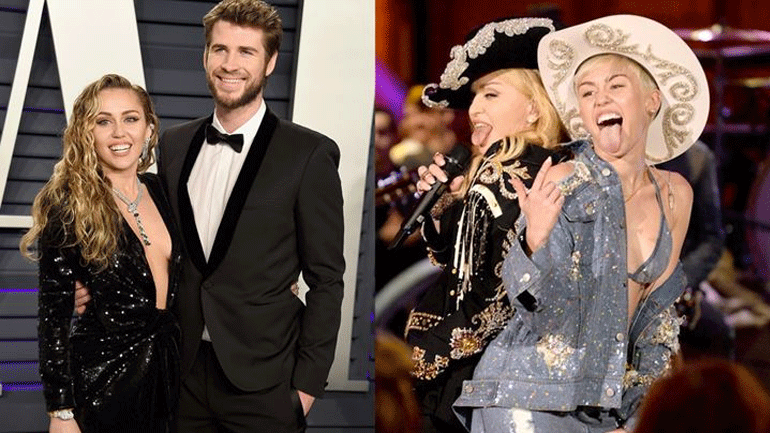 H Madonna στηρίζει δημόσια τη Miley Cyrus: «Είσαι γυναίκα που ζει τη ζωή της!»