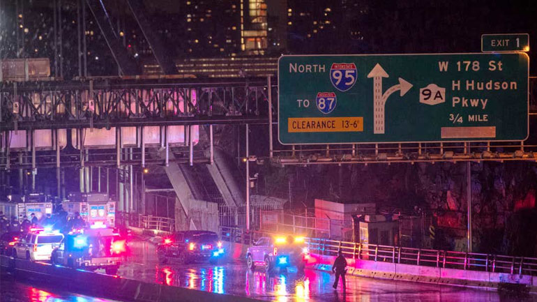 ΗΠΑ: Η γέφυρα George Washington της Νέας Υόρκης έκλεισε έπειτα από απειλή για βόμβα