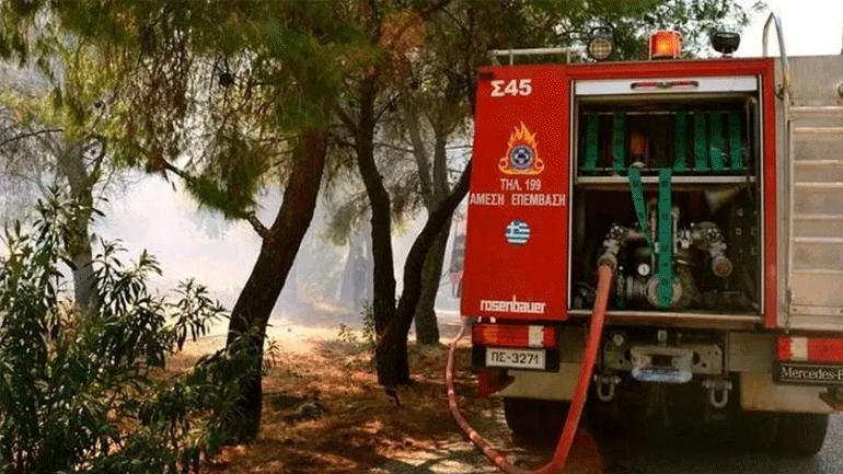 Πολύ υψηλός κίνδυνος πυρκαγιάς για αύριο Κυριακή