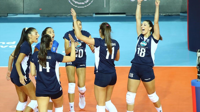 Βόλεϊ: «Έσπασε το ρόδι» η Εθνική γυναικών στο Ευρωπαϊκό, 3-0 σετ τη Γαλλία