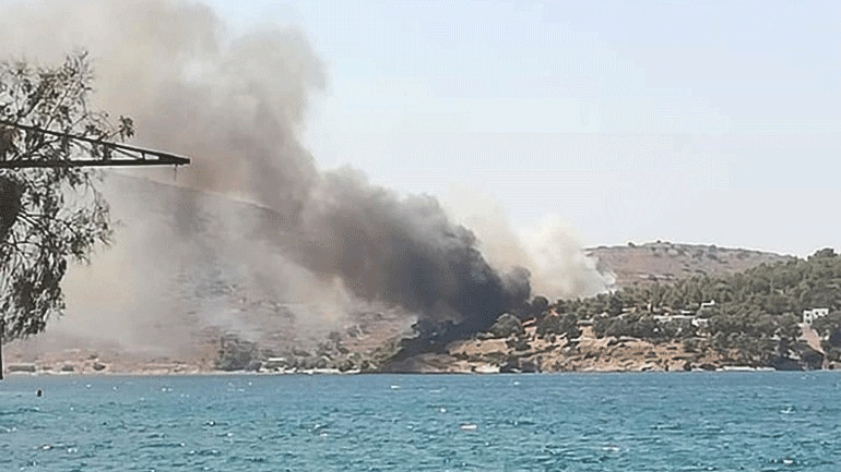 Συνελήφθη 20χρονος για την πυρκαγιά στη Λέρο