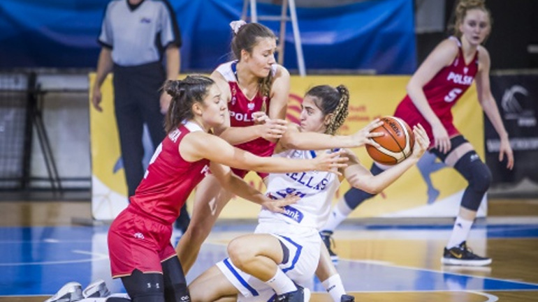 Μπάσκετ: Kαθάρισε στο φινάλε η Εθνική Κορασίδων, 68-56 την Πολωνία