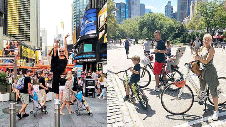 Στέλιος Χανταμπάκης & Όλγα Πηλιάκη: Οικογενειακές διακοπές στη Νέα Υόρκη!