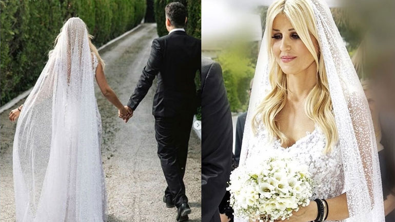 Έλενα Ράπτη: Νέες φωτογραφίες από τον γάμο της με τον Κίμωνα Μπάλλα