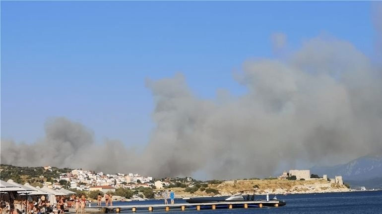 Υπό μερικό έλεγχο η πυρκαγιά στη Σάμο