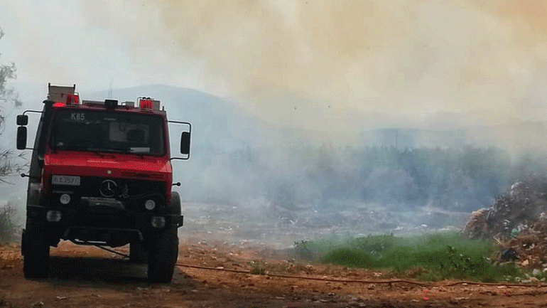 Πολύ υψηλός ο κίνδυνος πυρκαγιάς για αύριο Δευτέρα